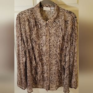 Chicos Button Down Blouse